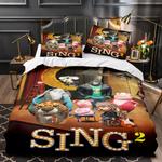 sing 2 1 duvet cover quilt cover pillowcase bedding set bed linen home decor 4 0
