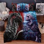 skull war dragon bedding set dragon bedding set son birthday gift bedding cover with 2 pillowcases 100 polyester 0