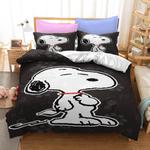 snoopy print bedding set quilt duvet cover without filler 0