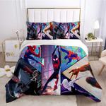 spider man across the spider verse 3d printed plush blanket flannel fleece throw warm gift for kids adults home office duvet cover quilt cover pillowcase bedding set bed linen home decor 1 0