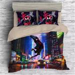 spider man into the spider verse miles morales 17 duvet cover quilt cover pillowcase bedding set 0