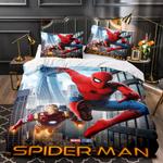 spiderman spider man bedding set quilt duvet covers bed sheets home decor 0