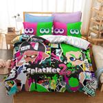 splatoon 18 duvet cover quilt cover pillowcase bedding set 0