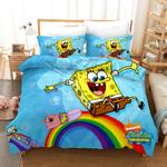spongebob squarepants 37 duvet cover quilt cover pillowcase bedding set bed linen home decor 0
