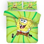 spongebob squarepants 4 duvet cover quilt cover pillowcase bedding set bed linen home decor 0