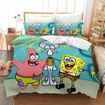 spongebob squarepants 6 duvet cover quilt cover pillowcase bedding set bed linen home decor 0