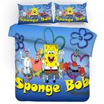spongebob squarepants 8 duvet cover quilt cover pillowcase bedding set bed linen home decor 0