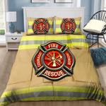 strong firefighter coat bedding set firefighter symbol firefighter gift bedding cover with 2 pillowcases 100 polyester 0