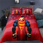 super hero superman 2 duvet cover quilt cover pillowcase bedding set bed linen home bedroom decor 0
