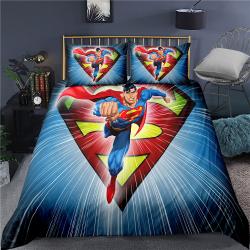 Super Hero Superman #3 Duvet Cover Quilt Cover Pillowcase Bedding Set Bed Home Bedroom Decor