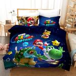 super smash bros ultimate mario 23 duvet cover quilt cover pillowcase bedding set bed linen home bedroom decor 0