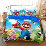 super smash bros ultimate mario 28 duvet cover quilt cover pillowcase bedding set bed linen home bedroom decor 0