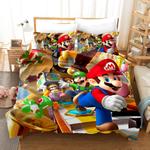 super smash bros ultimate mario 30 duvet cover quilt cover pillowcase bedding set bed linen home bedroom decor 0