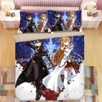 sword art online sao 3 duvet cover quilt cover pillowcase bedding set bed linen home bedroom decor 0