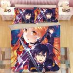 sword art online sao 5 duvet cover quilt cover pillowcase bedding set bed linen home bedroom decor 0