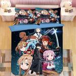 sword art online sao 8 duvet cover quilt cover pillowcase bedding set bed linen home bedroom decor 0