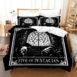 tarot five of pentacles 6 duvet cover quilt cover pillowcase bedding set bed linen home bedroom decor 0