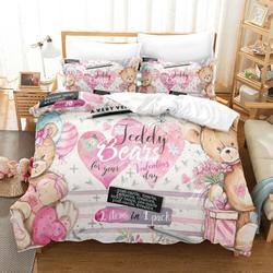 Teddy Bears For Your Valentines Day Bedding Set Romantic Gift To Girlfriend Wife