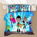 teen titans go 1 duvet cover quilt cover pillowcase bedding set bed linen home bedroom decor 0