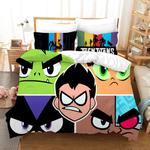 teen titans go 13 duvet cover quilt cover pillowcase bedding set bed linen home bedroom decor 0