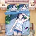 tenki no ko makoto shinkai weathering with you 1 duvet cover quilt cover pillowcase bedding set bed linen home decor 0