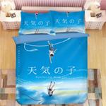 tenki no ko makoto shinkai weathering with you 3 duvet cover quilt cover pillowcase bedding set bed linen home decor 0