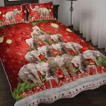 the elephant christmas tree bedding set idea gift christmas vibe bedding cover with 2 pillowcases 100 polyester 0