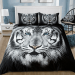 tiger 3d animal print for duvet cover set tiger bedding setpolyester quilt cover 0