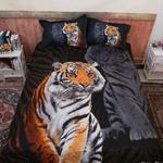 tiger power bedding set wildlife animal tiger fans birthday gift bedding cover with 2 pillowcases 100 polyester 0