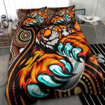 tigers rugby indigenous aboriginal bedding set tiger animal lovers gift bedding cover with 2 pillowcases 100 polyester 0