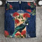 tui and pohutukawa new zealand tribal pattern bed set family gift bedding cover with 2 pillowcases 100 polyester 0