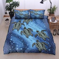 Turtle Ocean Pillow Covers Turtle Sea Animal Bedding Set Gift For Turtle Lovers