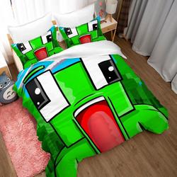 Unspeakable Gaming Frog #2 Duvet Cover Quilt Cover Pillowcase Bedding Set for Kids Adults