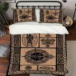 viking bedding set ancient norse warrior bed sets vintage pattern quilt sets home decor bedding cover with 2 pillowcases 100 polyester 0