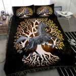 viking sleipnir horse bedding set tree of life horse lovers gift bedding cover with 2 pillowcases 100 polyester 0