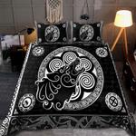 viking wolf sun and moon all over printed bedding set wolf tribal lover bedding cover with 2 pillowcases 100 polyester 0