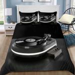 vinyl record bedding set love music vinyl addict musical instrument bedding cover with 2 pillowcases 100 polyester 0