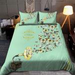 vinyl record bedding set music good vibes butterfly classic art bedding cover with 2 pillowcases 100 polyester 0