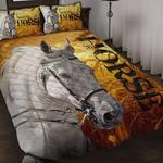 white horse bedding set wild horse bedding cover bedroom decoration husband wife gift idea bedding cover with 2 pillowcases 100 polyester 0