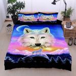 white wolf bedding set howling wolf bedding cover pillow covers bedroom decoration bedding cover with 2 pillowcases 100 polyester 0
