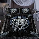 wolf vikings celtics bedding set wolf celtic viking lovers gift bedding cover with 2 pillowcases 100 polyester 0