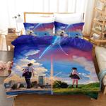 your name kimi no na wa makoto shinkai 3 duvet cover quilt cover pillowcase bedding set bed linen home decor 0
