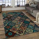 aztec southwestern geometric shape pattern carpet area rug best gift for home decor event gift dark room asg15
