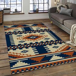 Aztec Southwestern Geometric Shape Pattern Carpet Area Rug Best Gift For Home Decor Event Gift ASG78