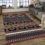 aztec southwestern geometric shape pattern carpet area rug best gift for home decor event gift dark room asg9