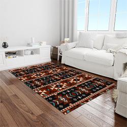 aztec southwestern geometric shape pattern carpet area rug best gift for home decor event gift light room asg115