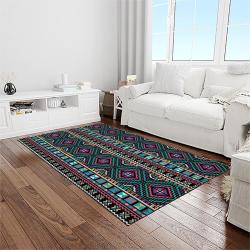 aztec southwestern geometric shape pattern carpet area rug best gift for home decor event gift light room asg19