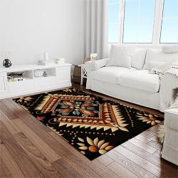 aztec southwestern geometric shape pattern carpet area rug best gift for home decor event gift light room asg35
