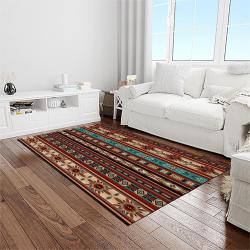 aztec southwestern geometric shape pattern carpet area rug best gift for home decor event gift light room asg39
