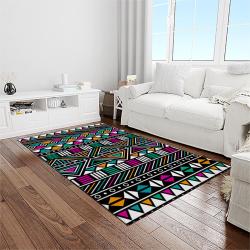 aztec southwestern geometric shape pattern carpet area rug best gift for home decor event gift light room asg43